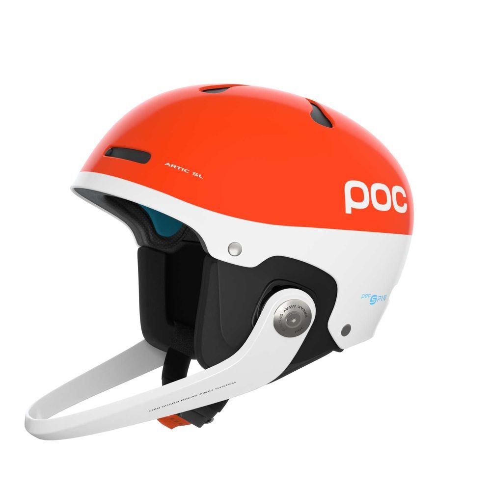 Artic SL 360 SPIN Fluorescent Orange - Slalom helmet - POC