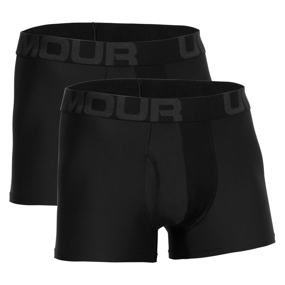 UA Tech 3in 2 Pack, Black