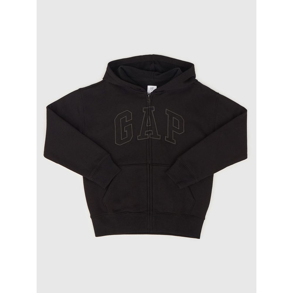 745041-00 Dětská mikina s logem Černá