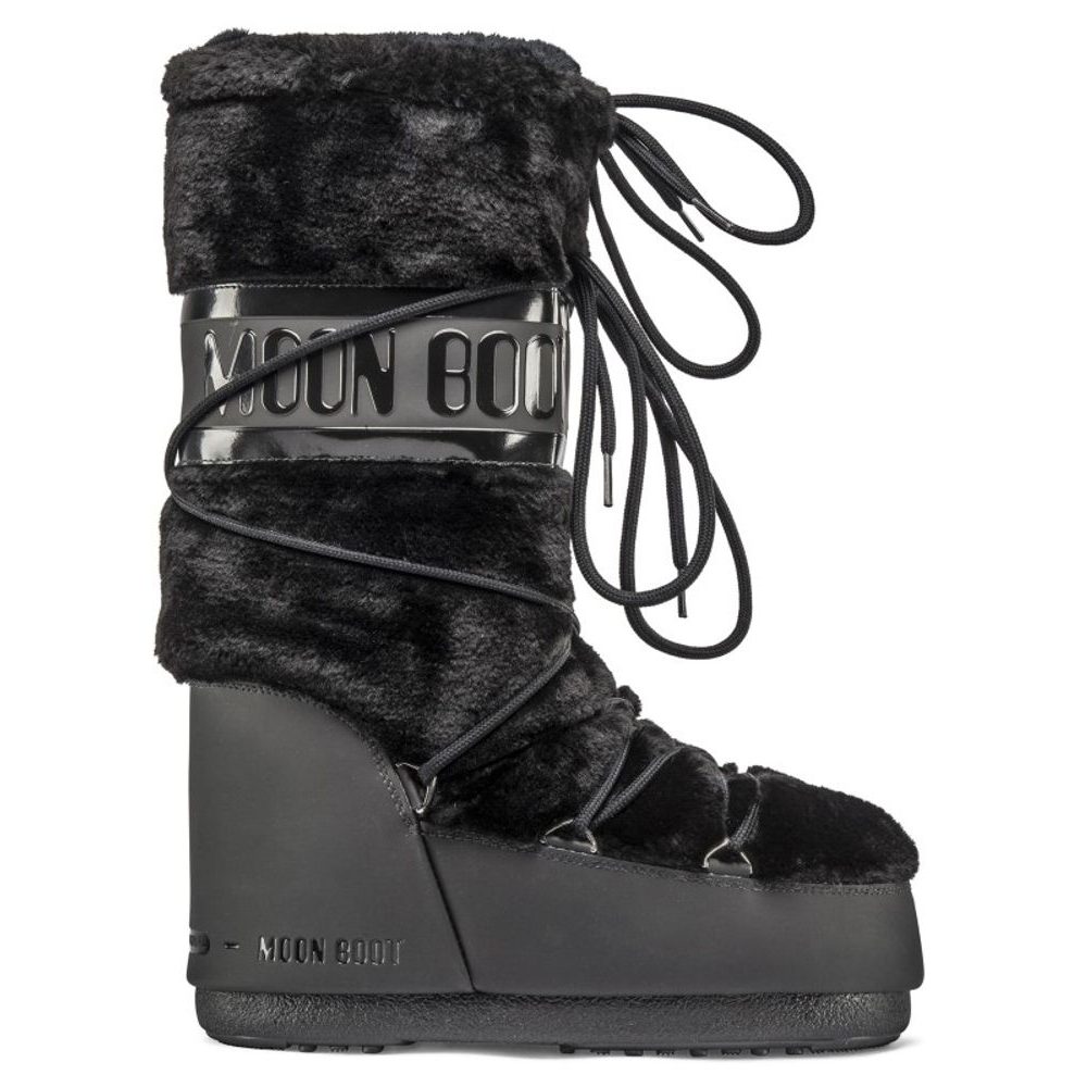 ICON FAUX FUR, black