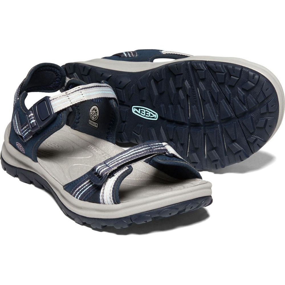 TERRADORA II OPEN TOE SANDAL W, navy/light blue