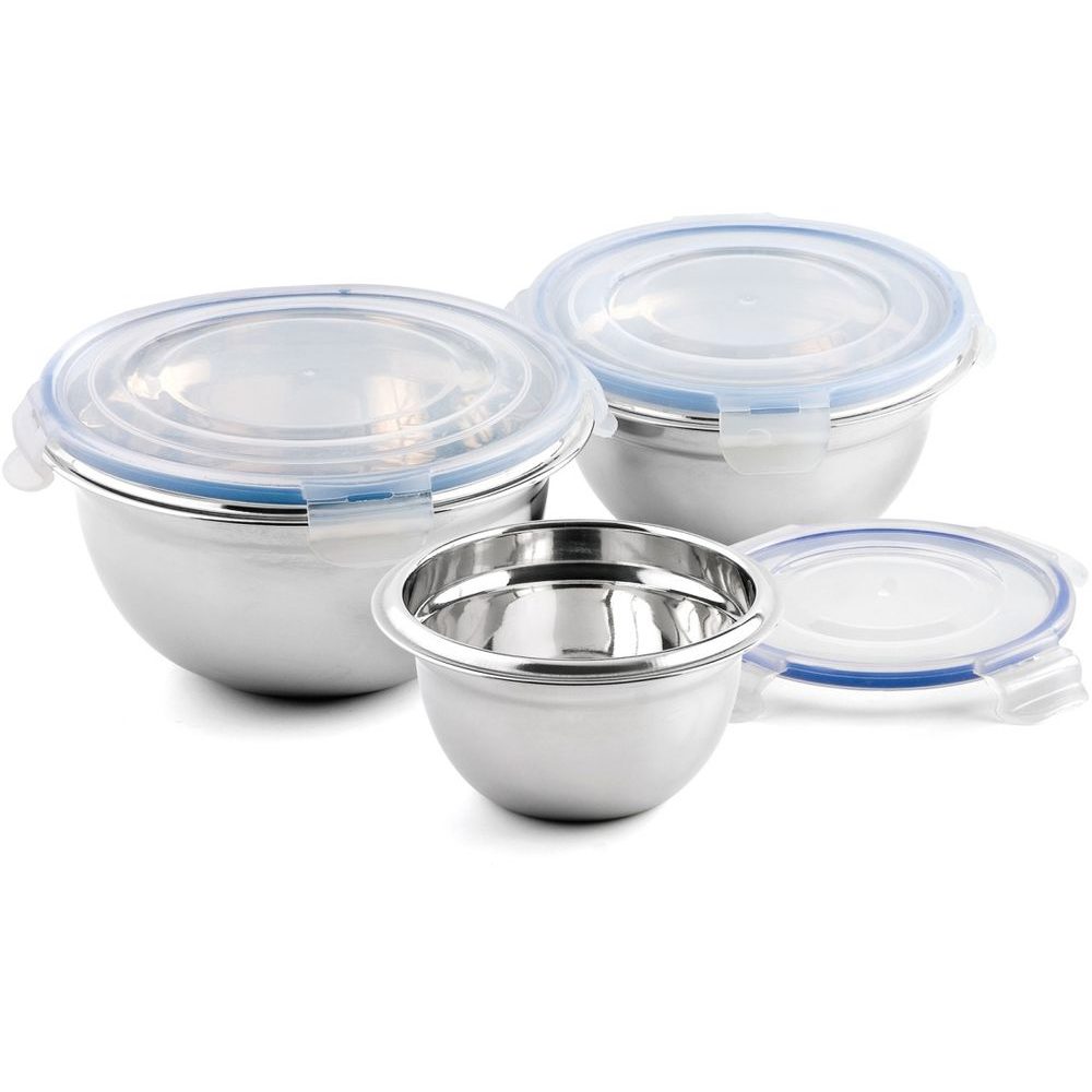 Sada uzavíratelných kuchyňských misek 3 ks