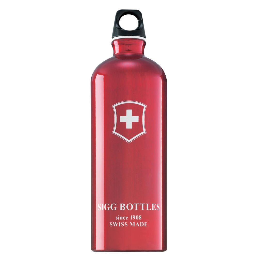 8318.60 Láhev Swiss cross 1,0 l Red