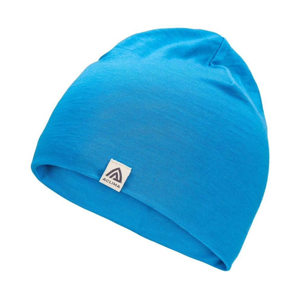 LightWool relaxed beanie Bluejay