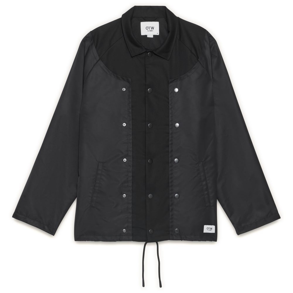 DUO TONE COACHES JACKET Black