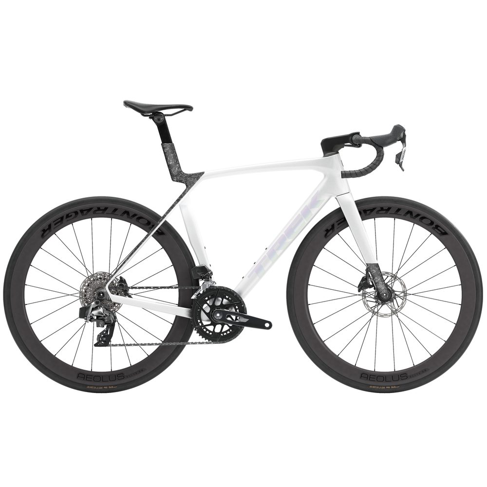 Madone SL 6 AXS S Gloss Crystal White/Matte Deep Smoke
