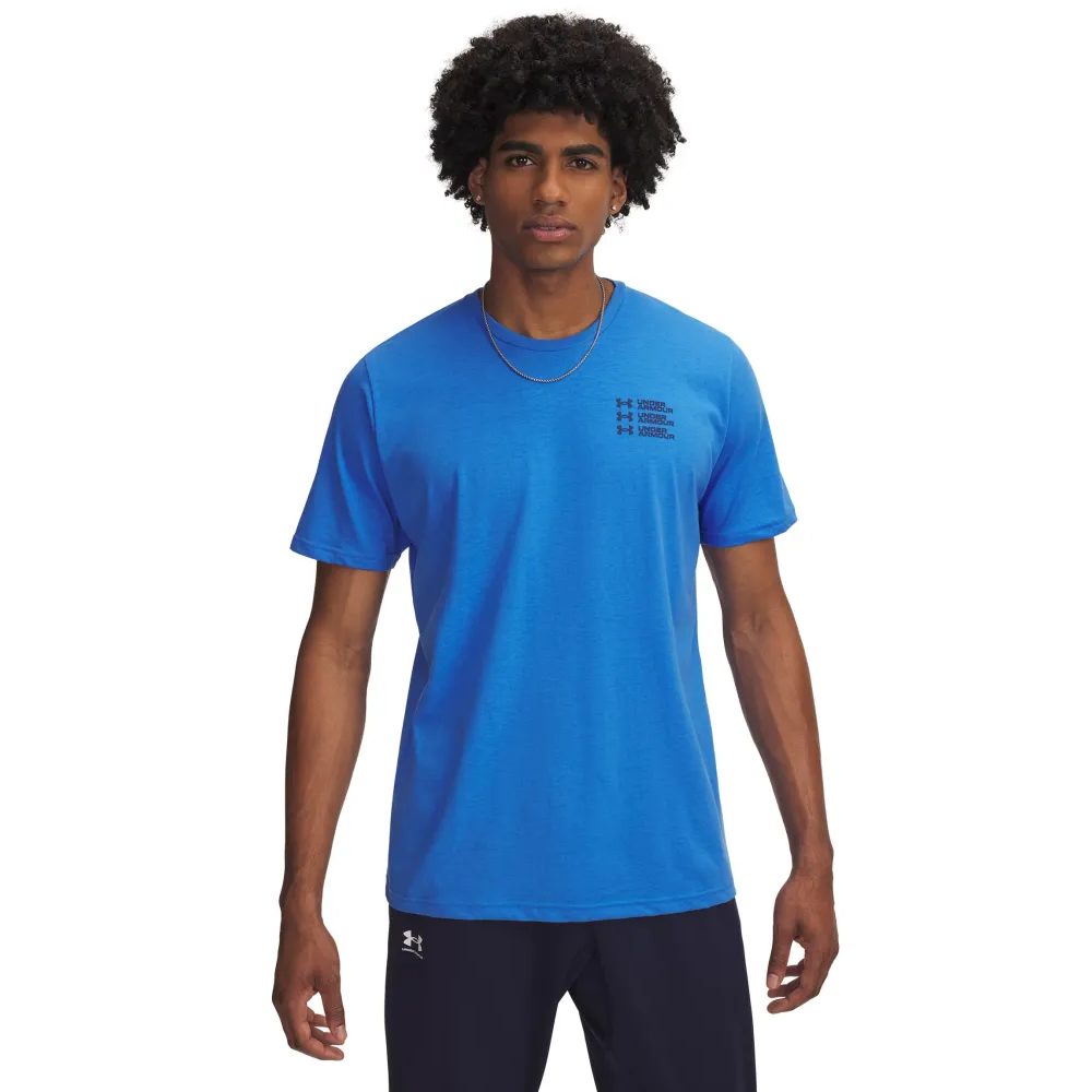 UA TRIPLE STACK LC LOGO SS-BLU