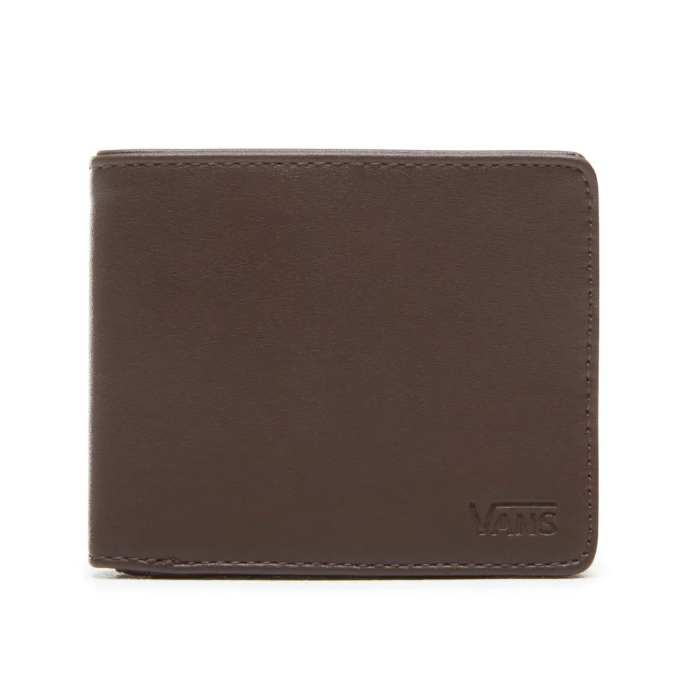 DROP V BIFOLD WALLET dark brown