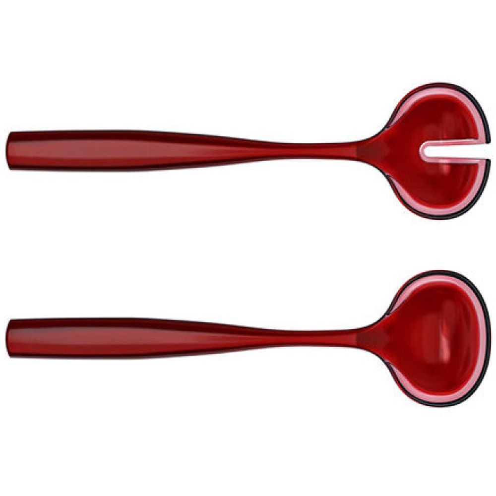 Dolce Vita Rosso salad serving cutlery