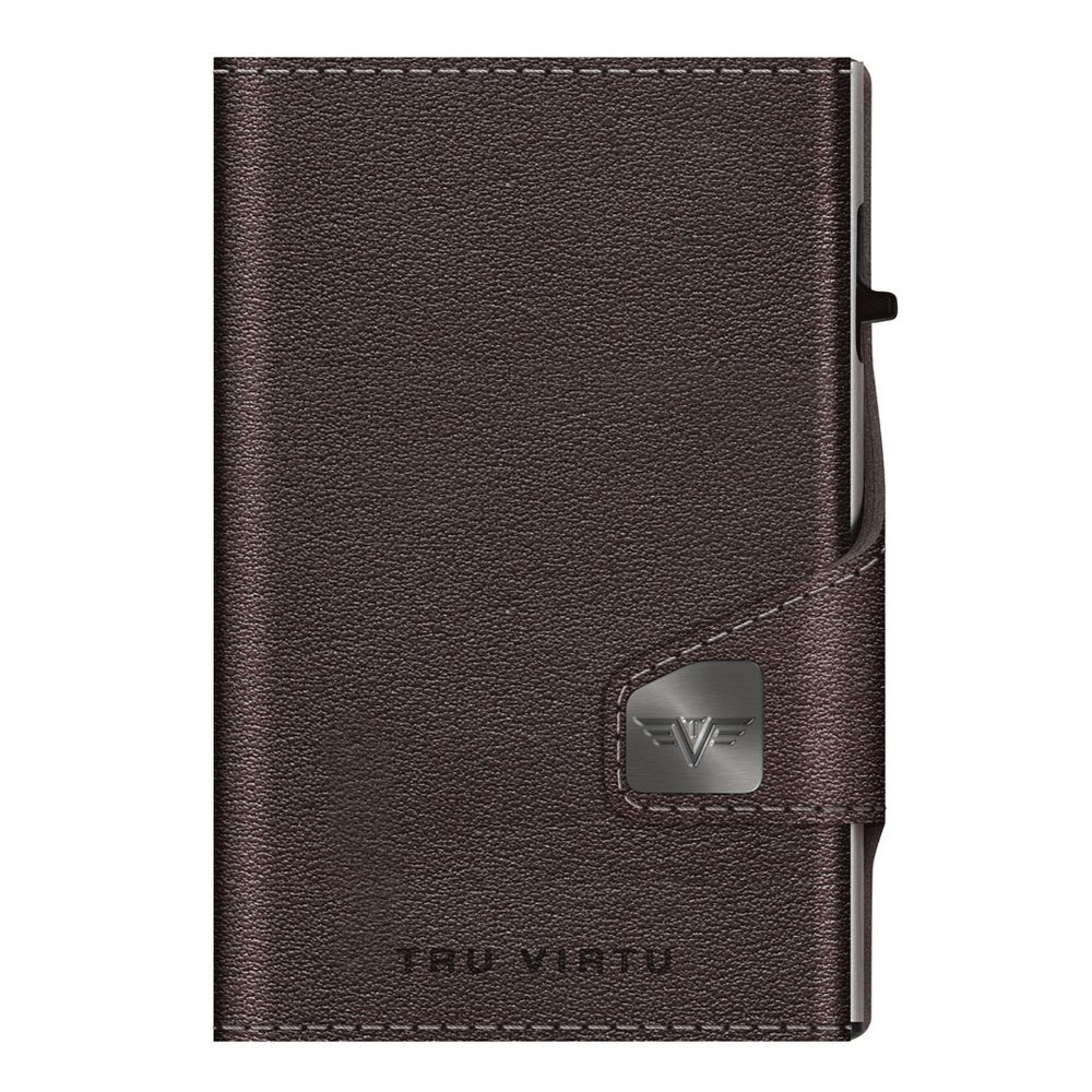 Twin Wallet Click & Slide - leath. Nappa Brown