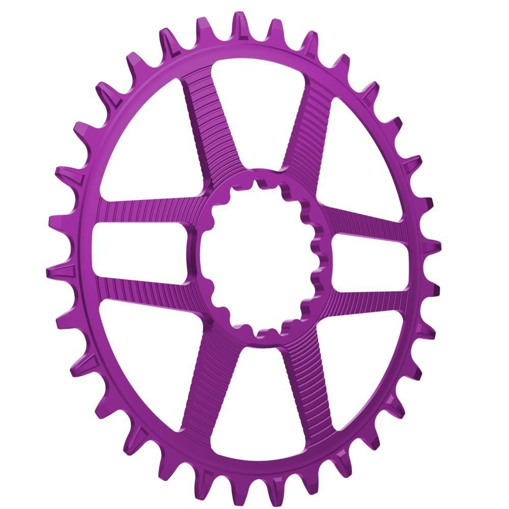 Helix R Guidering | DM | 32T | 52/55mm Flip Flop | Eggplant