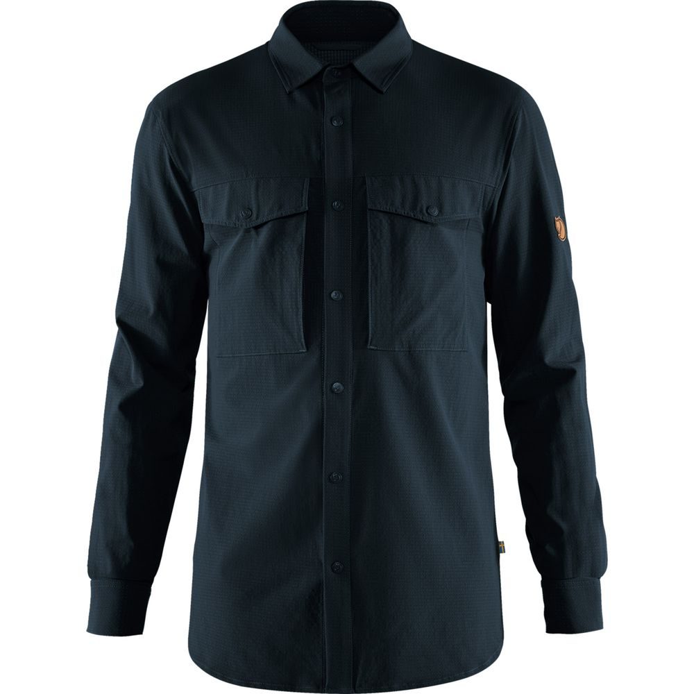 Abisko Trekking Shirt M Dark Navy