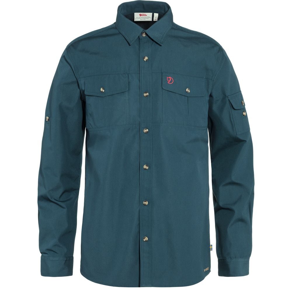Singi Trekking Shirt LS M Mountain Blue