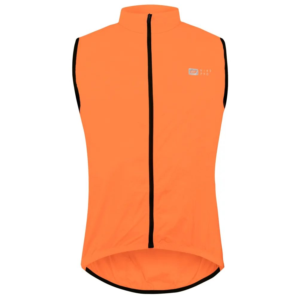 FORCE WINDPRO, plná záda, oranžová