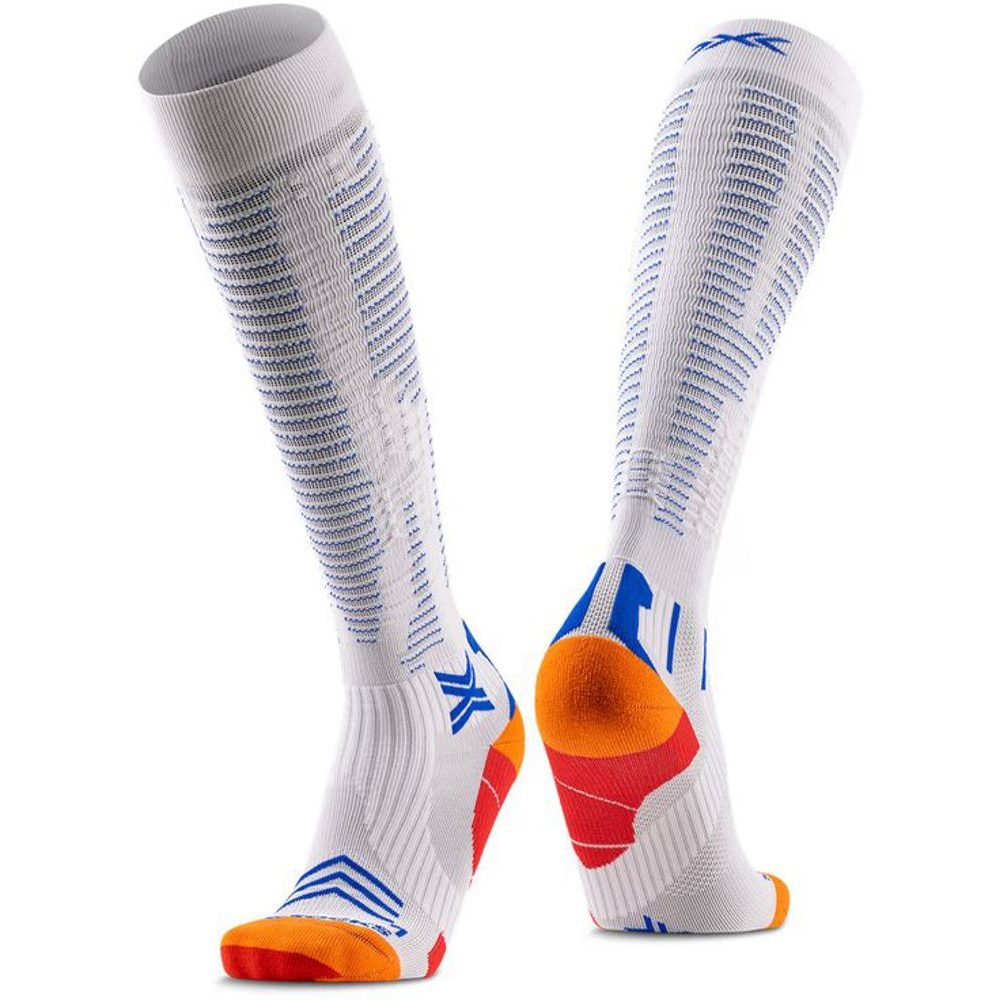 X-SOCKS® RUN EXPERT EFFEKTOR OTC WHITE/ORANGE/TWYCE BLUE