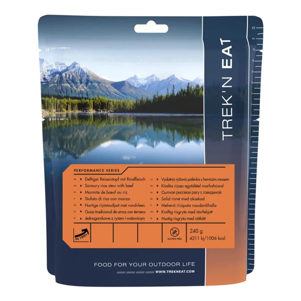 Cestovatelský hovězí kotlík s rýží 1000+ kcal