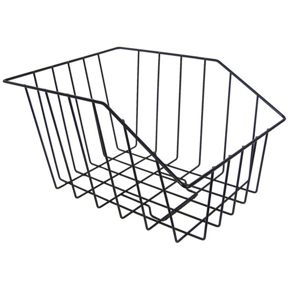 koš na zadní nosič malý černý