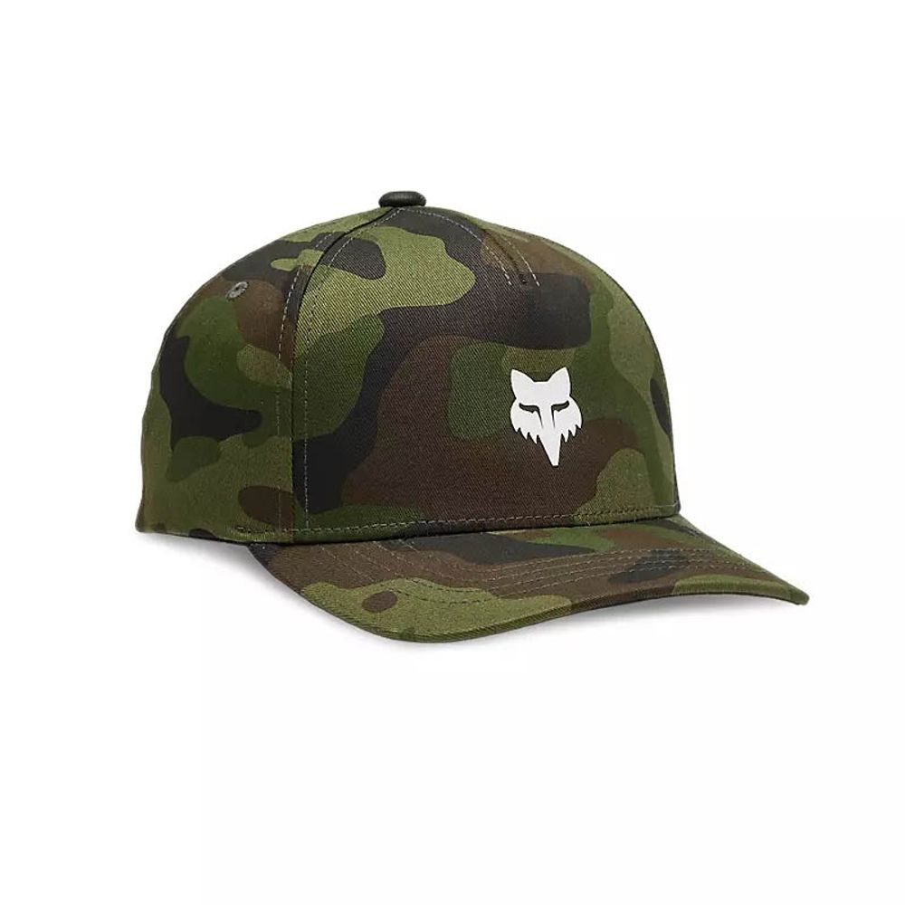 Yth Fox Head Camo 110 Sb Hat, Green Camo