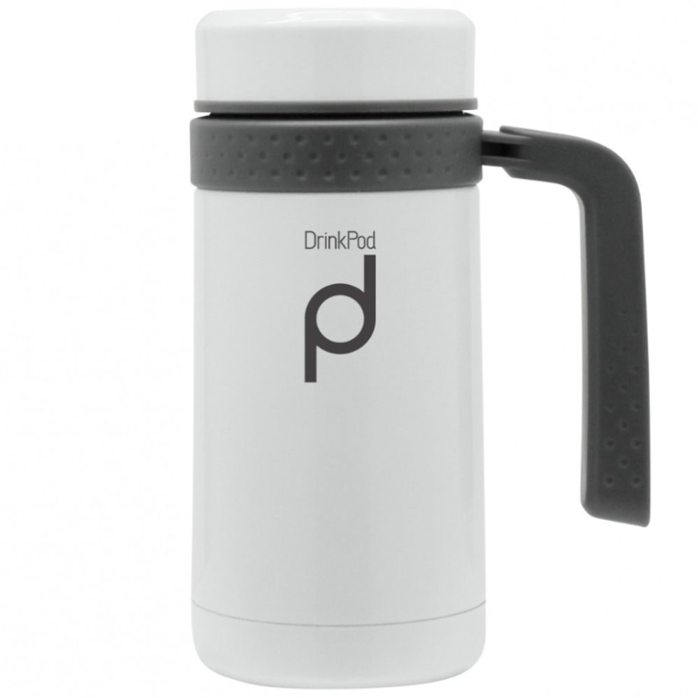 Vacuum Capsule Flask with Handle 450 ml, white