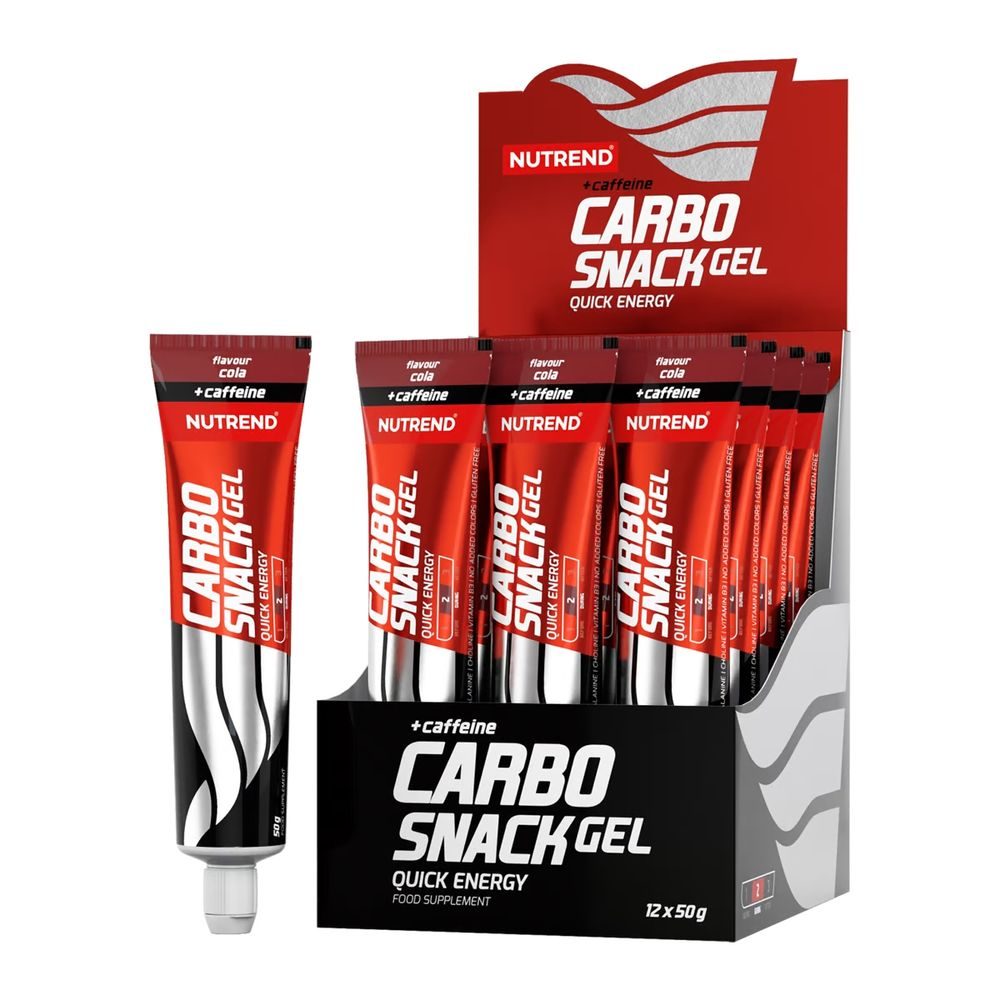 Carbosnack Gel + kofein, tuba, 12x 50 g box, cola