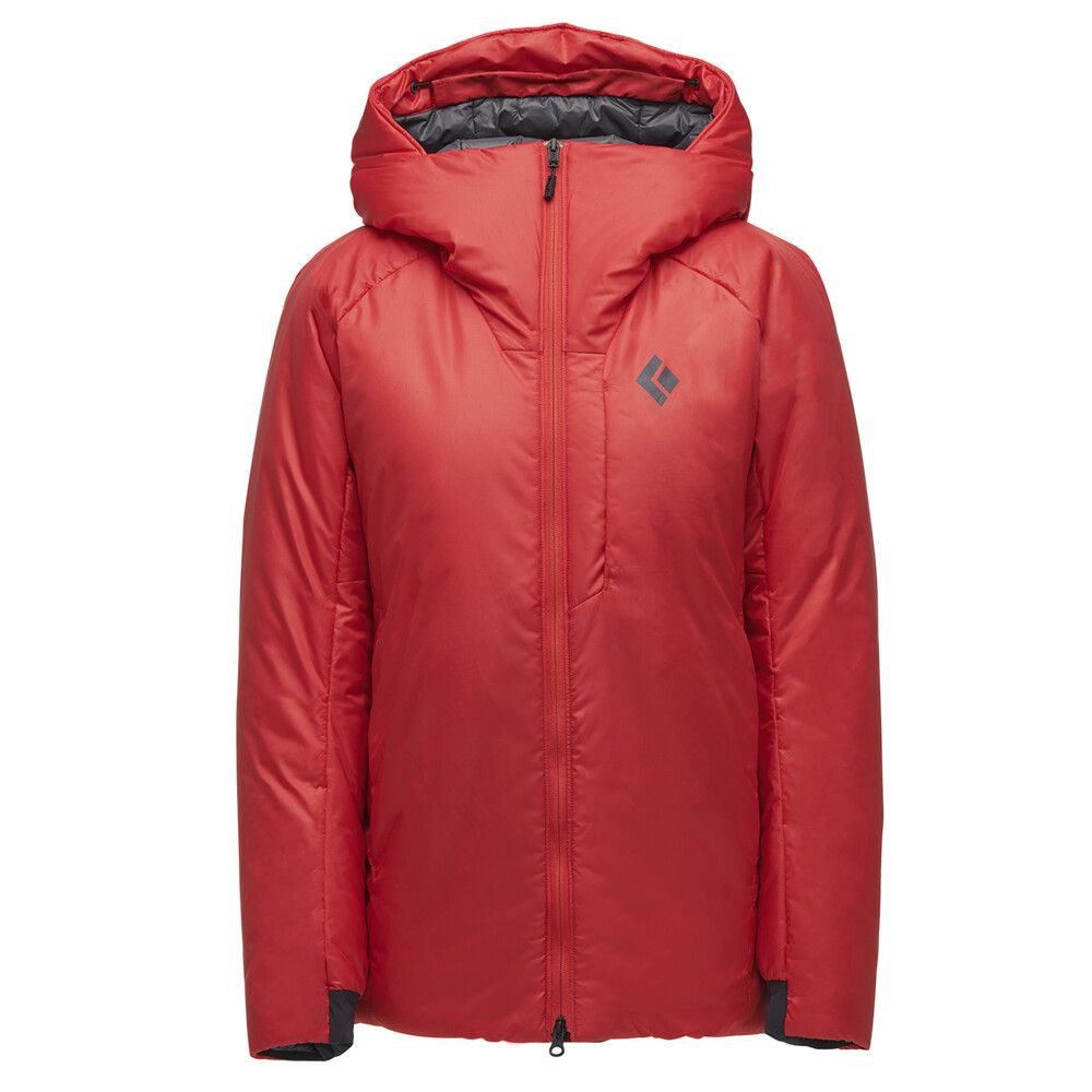 W BELAY PARKA Coral Red