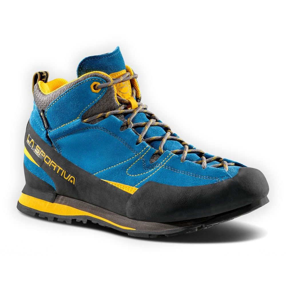 Boulder X Mid GTX Blue/Yellow