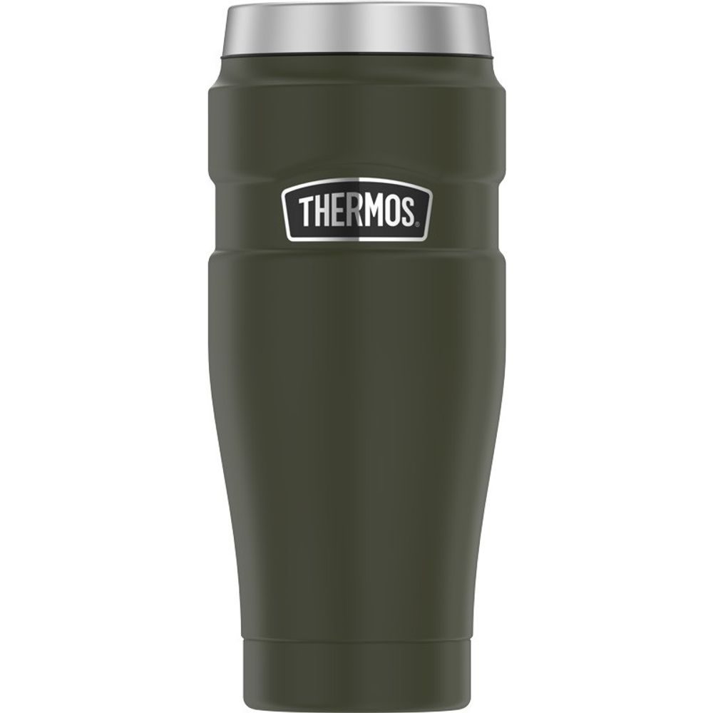 Vodotěsný termohrnek 470 ml - vojenská zelená