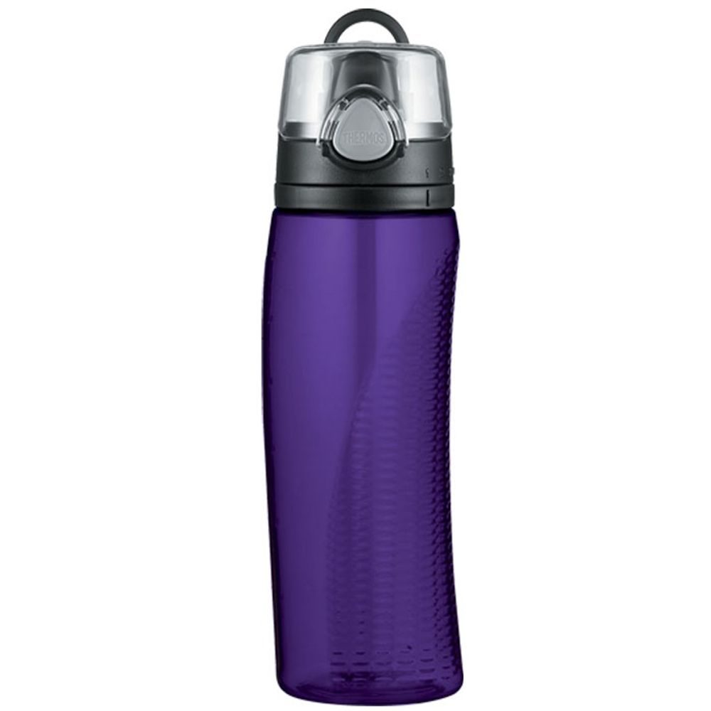 Hydration bottle with counter 710 ml purple