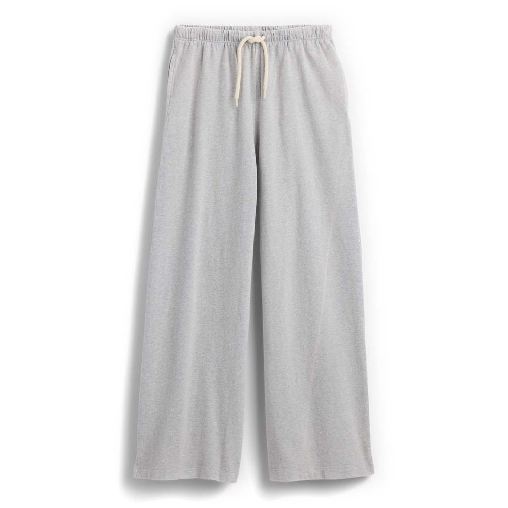 879366-02 Dětské kalhoty Relaxed Wide-Leg Šedá