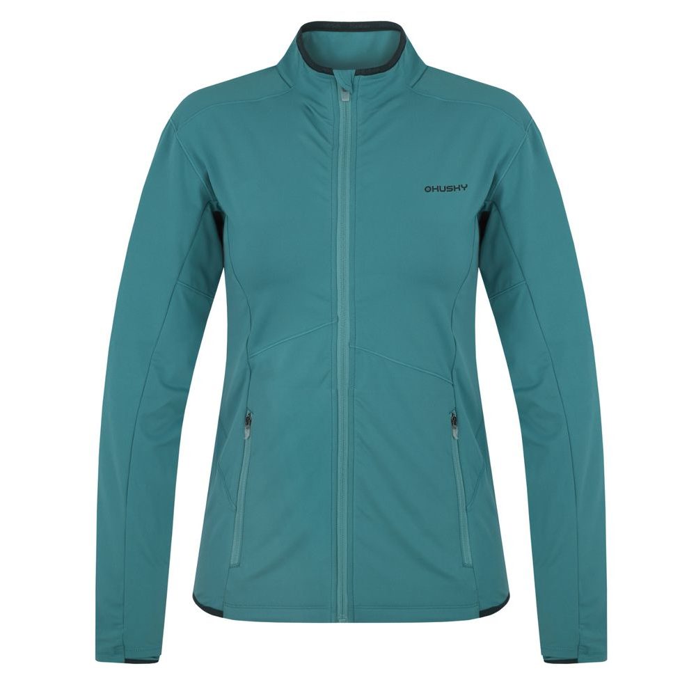 Dámská mikina na zip Tarp zip L fd. turquoise