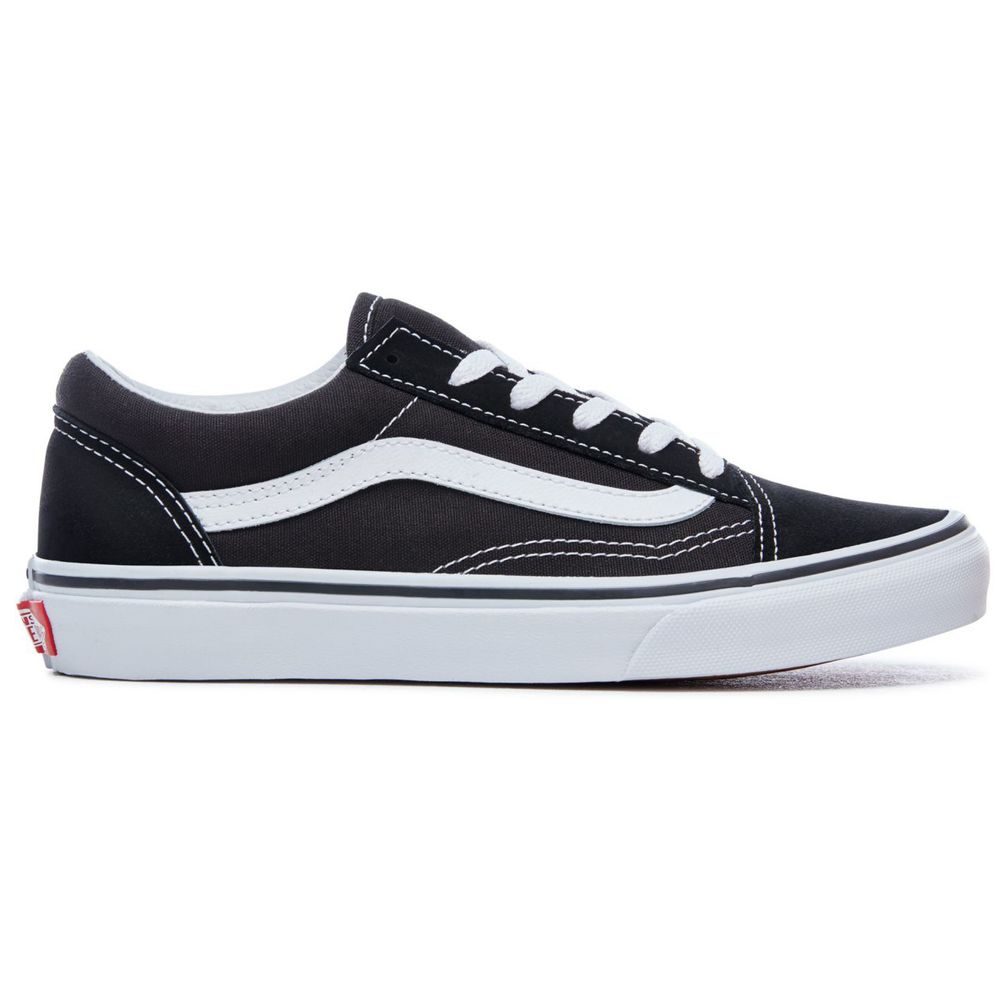 KIDS OLD SKOOL SHOES (4-8 roků), Black-True White