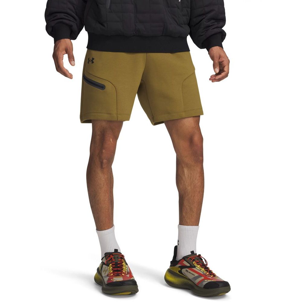 UA Unstoppable Flc Shorts-GRN