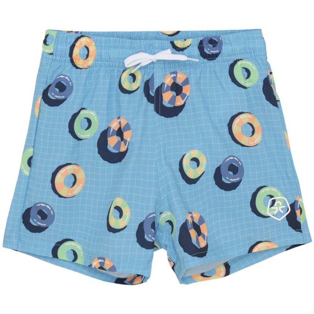 Swim Shorts,  AOP-7452-River Blue