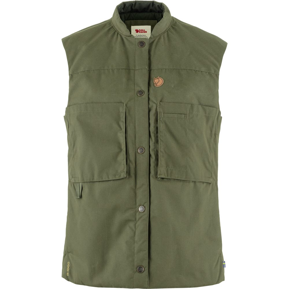 Singi Padded Vest W Laurel Green