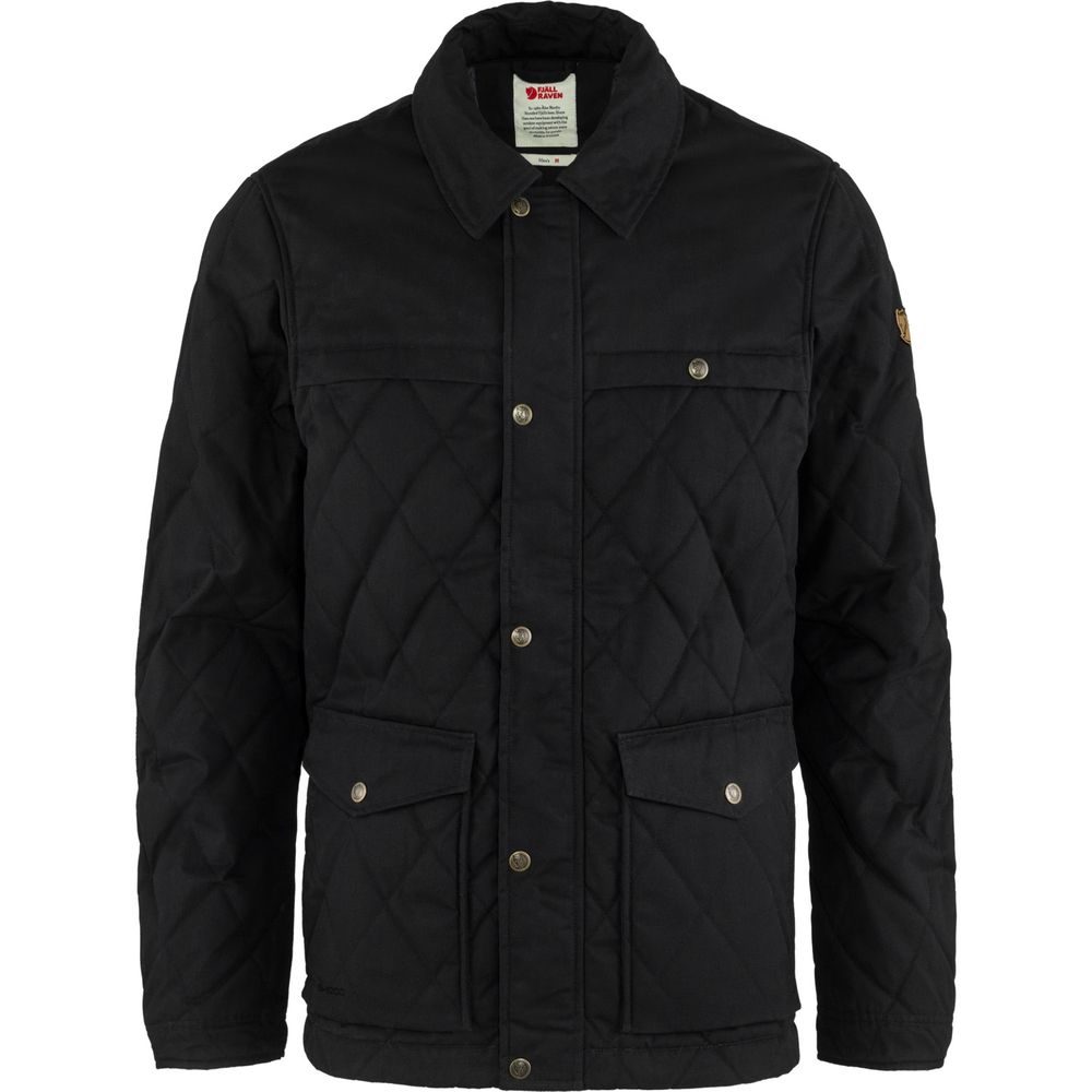 Övik Wool Padded Jacket M, Black