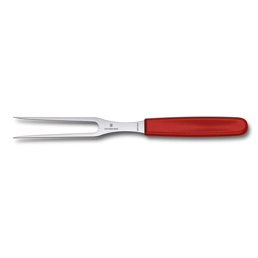 5.2101.15B Meat fork Swiss Classic, 15 cm, red