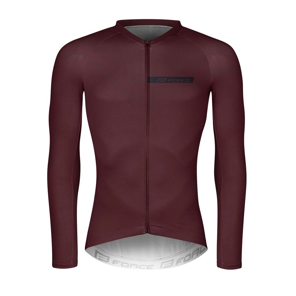 CHARM long sleeve, burgundy
