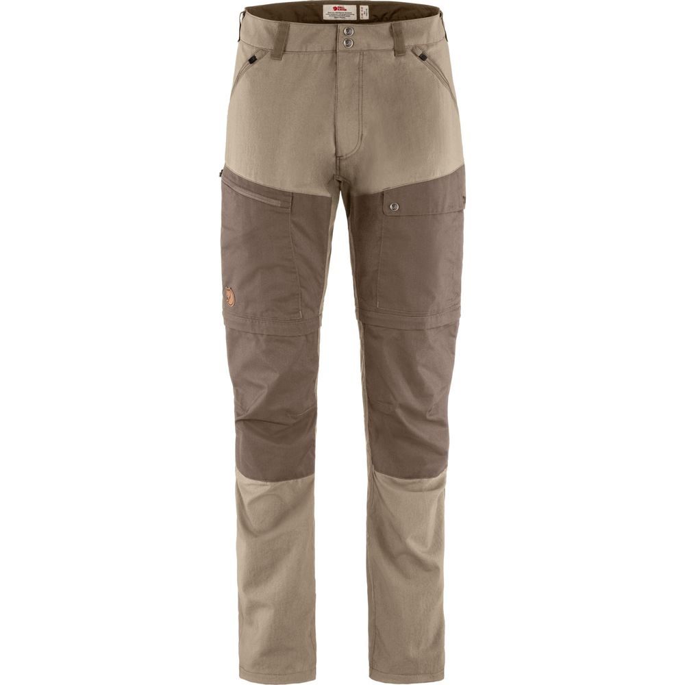 Abisko Midsummer Zip Off Trousers M Fossil-Suede Brown