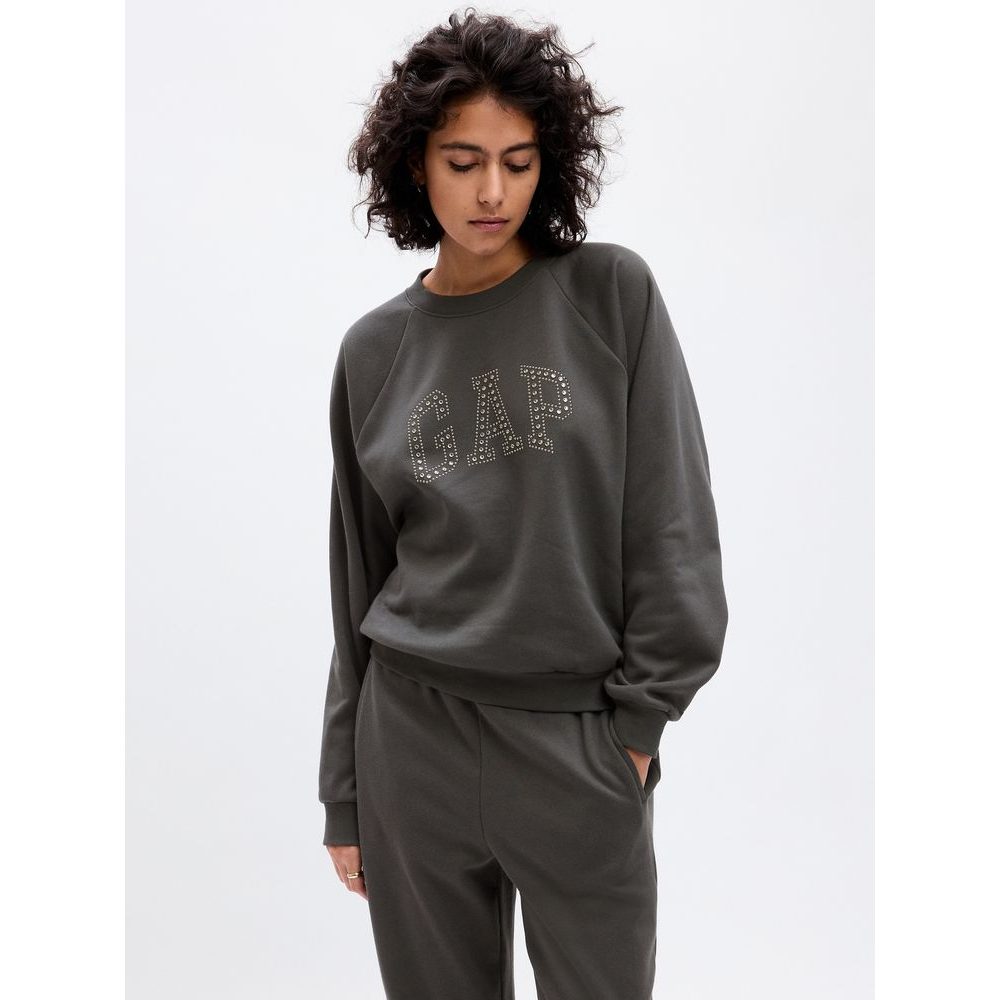 829096-03 Dámská mikina s logem Šedá