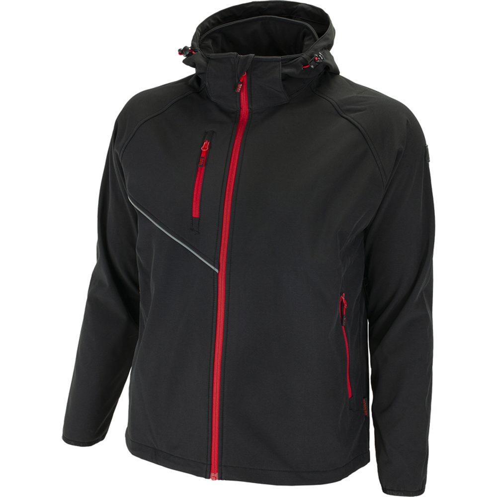 FORCE Jacket black/red