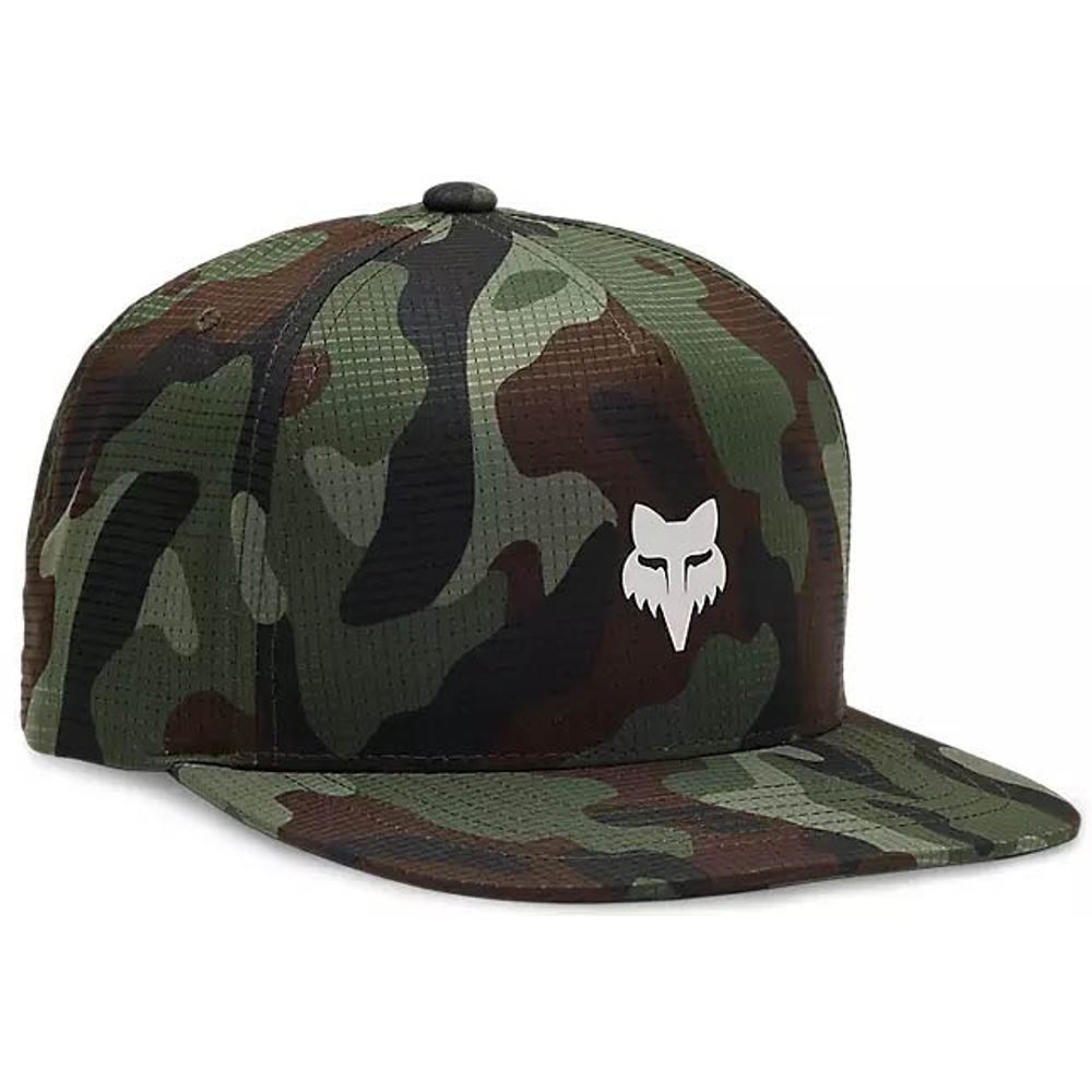 Fox Head Camo Tech Snapback, Green Camo