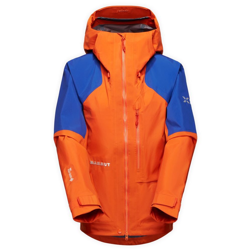 Eiger Nordwand Advanced HS Hooded Jacket Women eiger orange-eiger blue