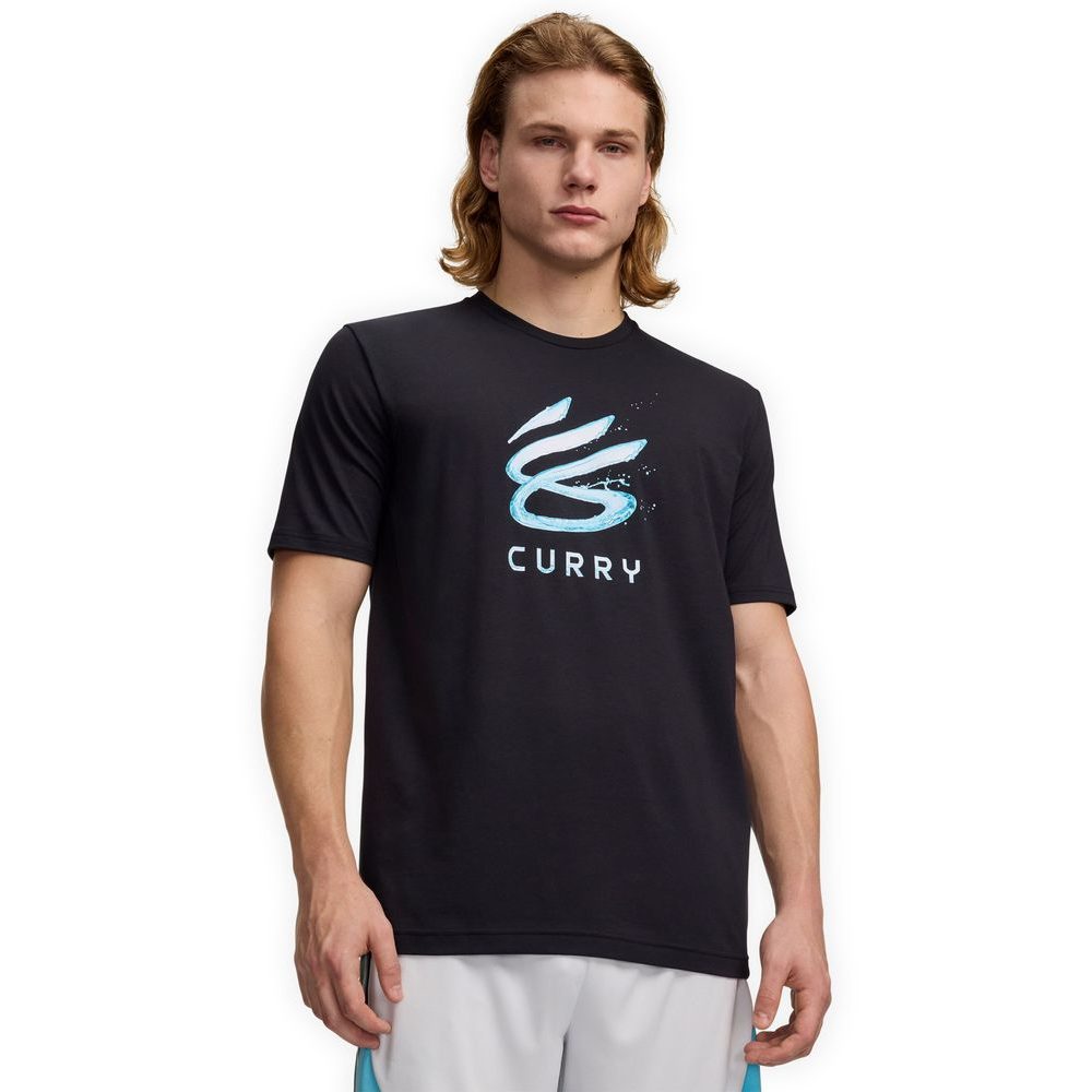 Curry Splash Wdmrk Tee-BLK