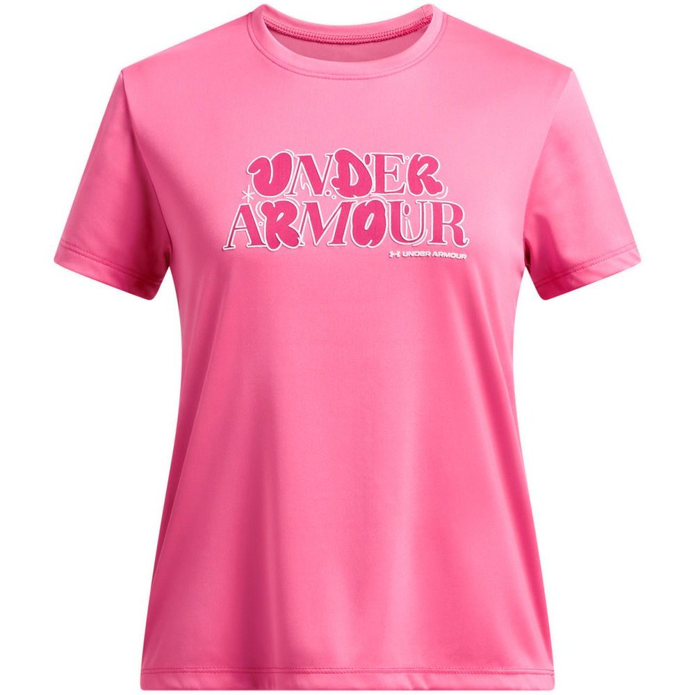 UA Tech Wordmark SS růžová