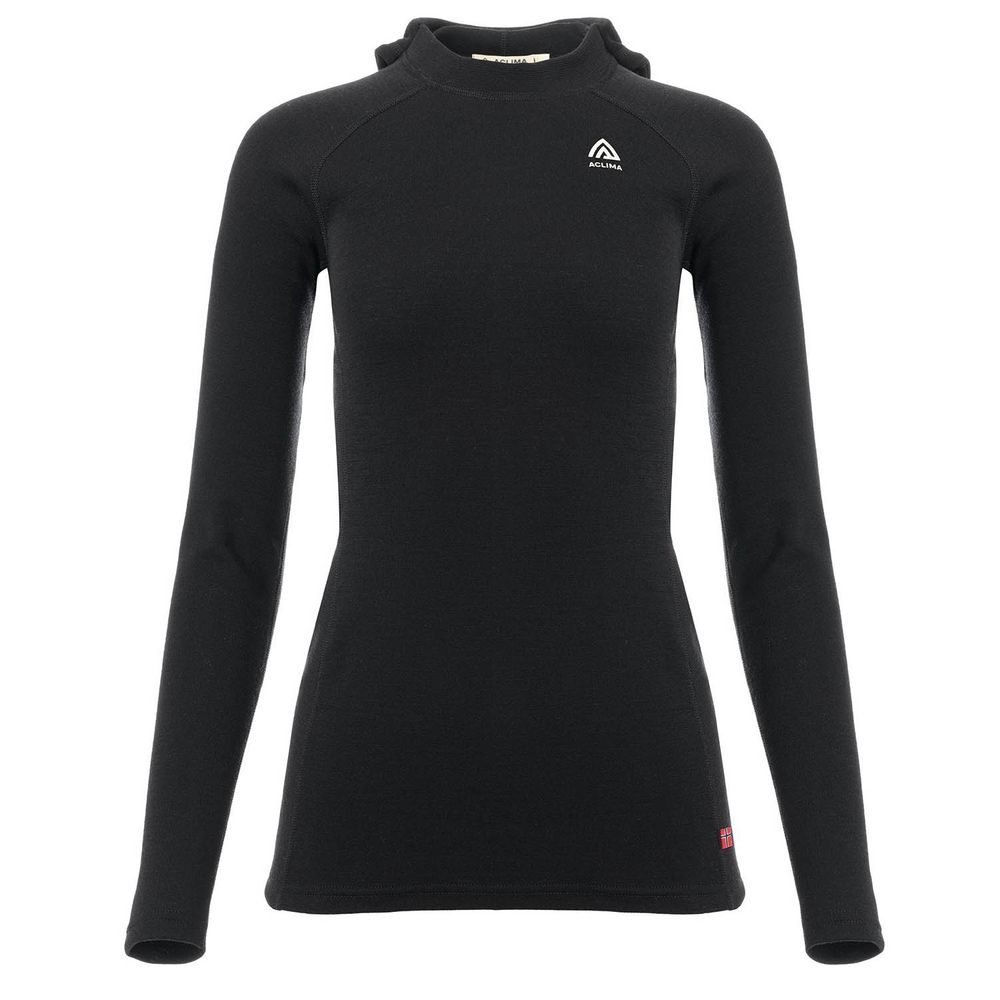WarmWool hoodsweater V2 W's Jet Black