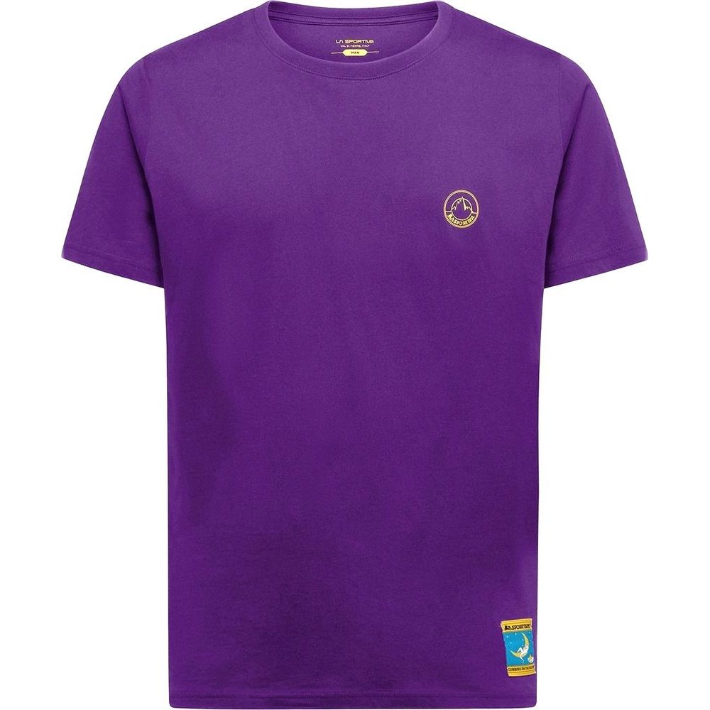 Climbing on the Moon T-Shirt M Viola/Giallo