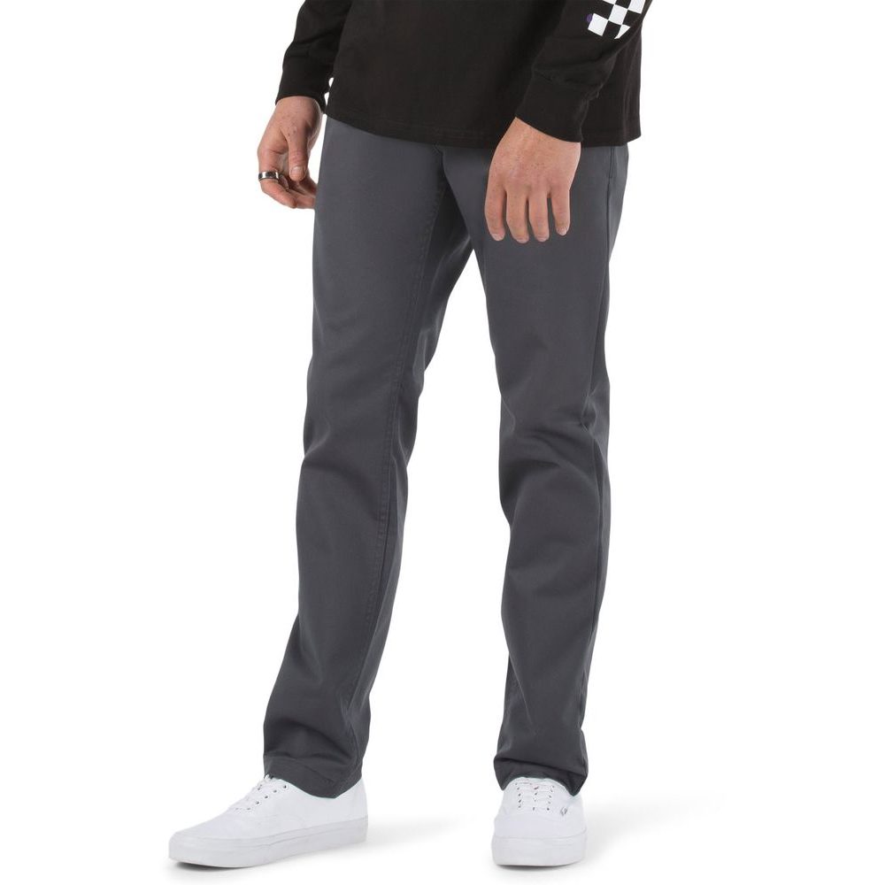 MN AUTHENTIC CHINO SLIM PANT, ASPHALT