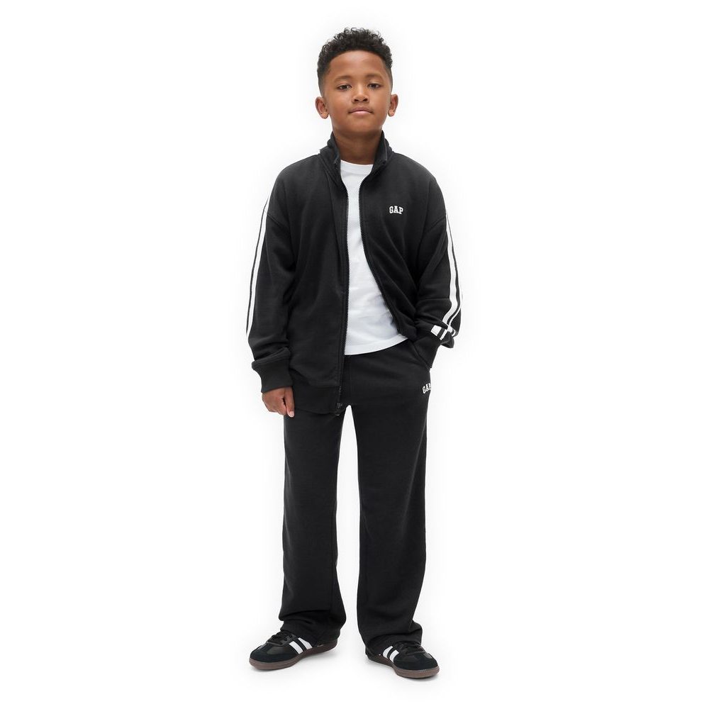 801424-00 Dětské tepláky s logem Černá