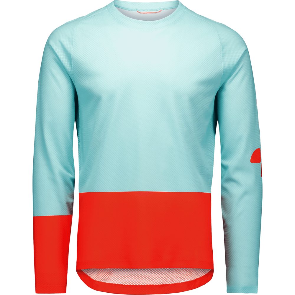 M's Motion Air L/S Jersey Lazurite Blue/Carnelian Orange