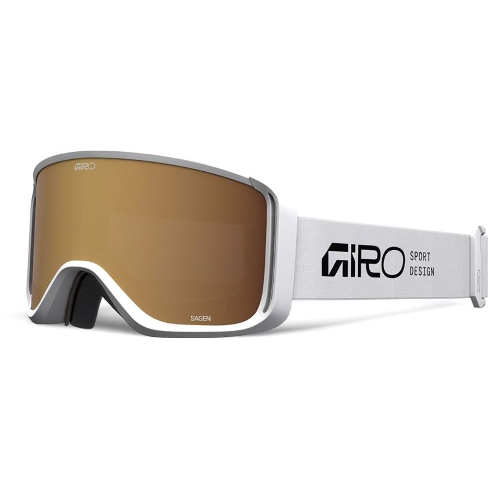 Sagen W White Stacked-Amber Gold/Yellow (2skla)